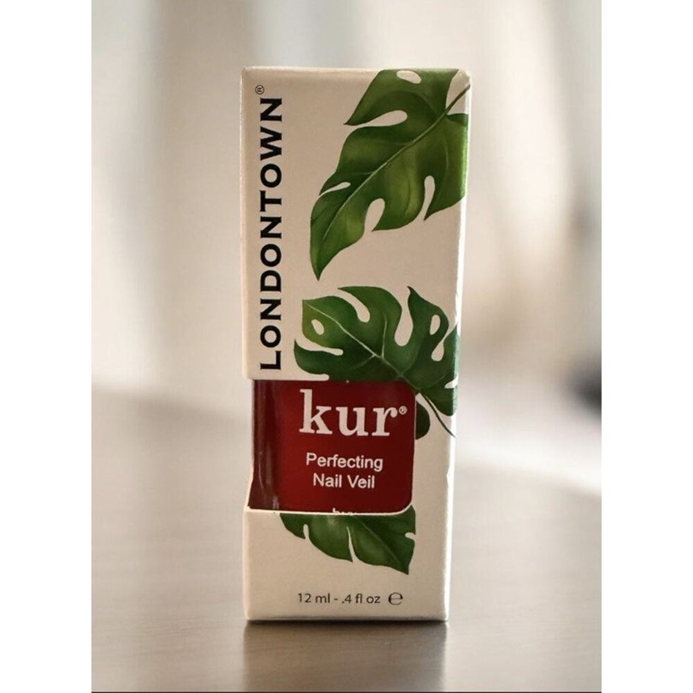 LONDONTOWN KUR Perfecting Nail Veil SHADE 08 (Sheer Poppy Red) .4 oz NEW IN BOX